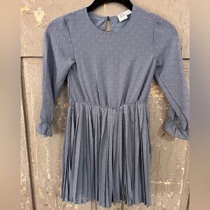 Deux nar Deux Elegant Blue Kids Dress with heart details